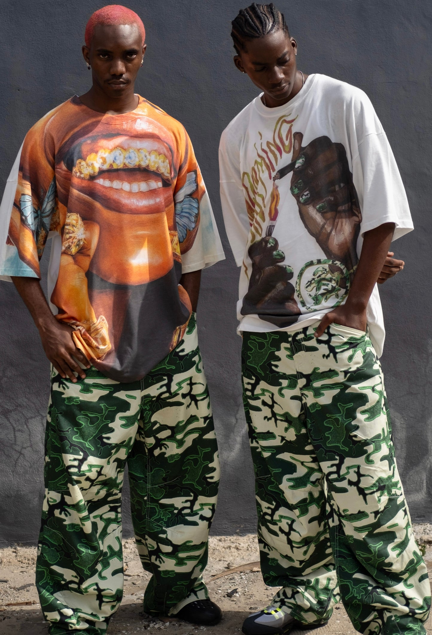 PDF Channel x Homecoming Camo Trousers