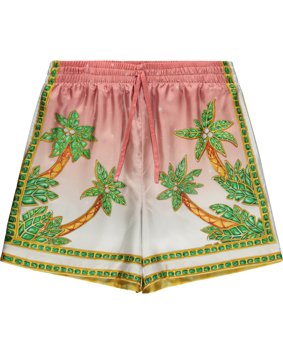 Casablanca x Homecoming Silk Shorts