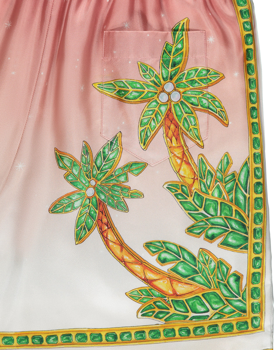 Casablanca x Homecoming Silk Shorts