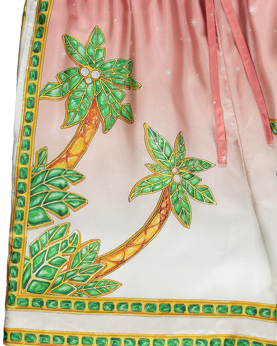 Casablanca x Homecoming Silk Shorts
