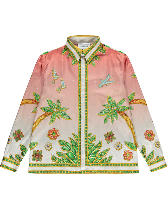 Casablanca x Homecoming Silk Shirt