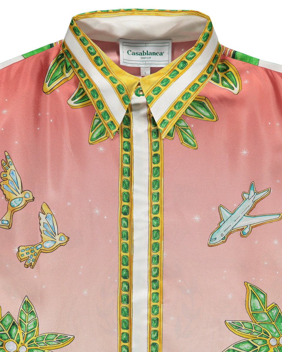 Casablanca x Homecoming Silk Shirt
