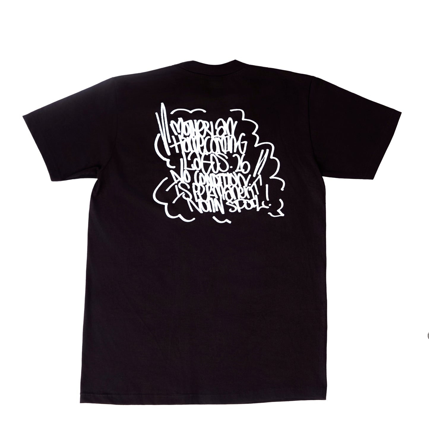 MOTHERLAN X HOMECOMING GRAFF LOGO TEE (Black)