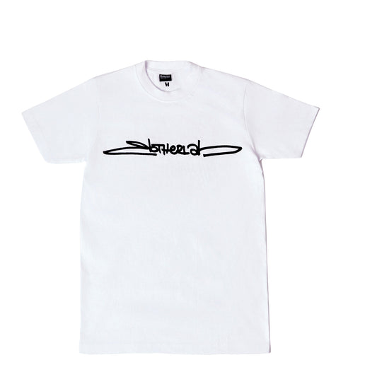 MOTHERLAN X HOMECOMING GRAFF LOGO TEE (White)
