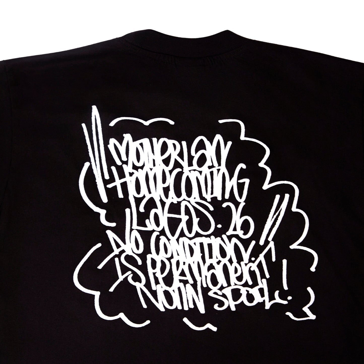 MOTHERLAN X HOMECOMING GRAFF LOGO TEE (Black)