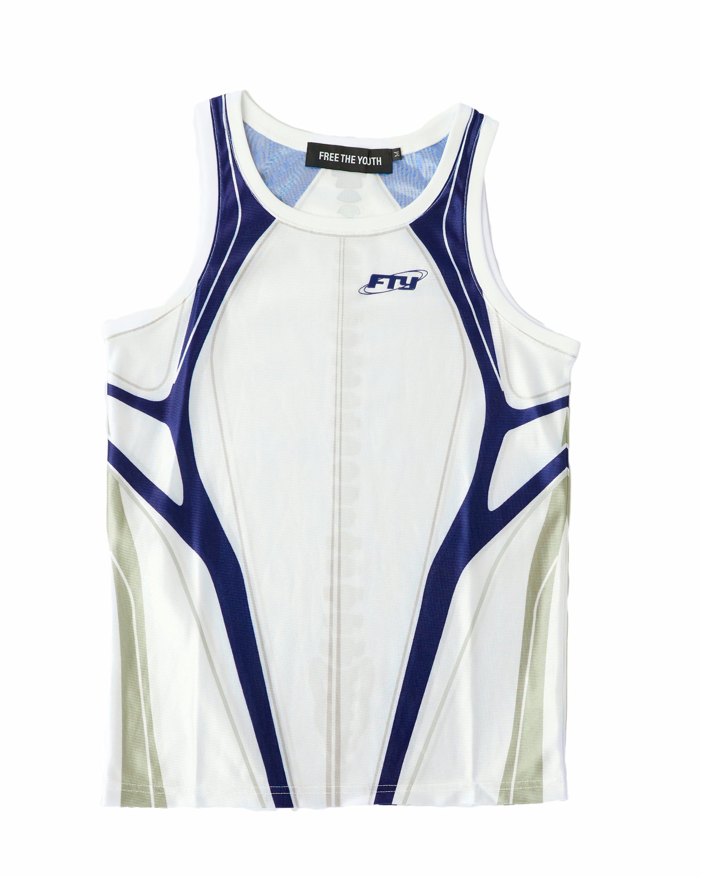 Free The Youth Spinal Cycling Vest - White