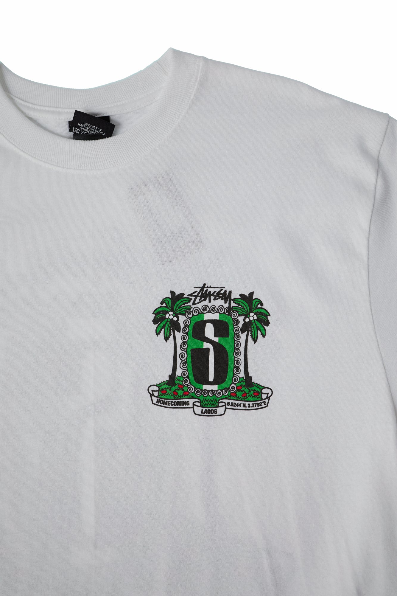 Homecoming x Stussy Lagos White Tee