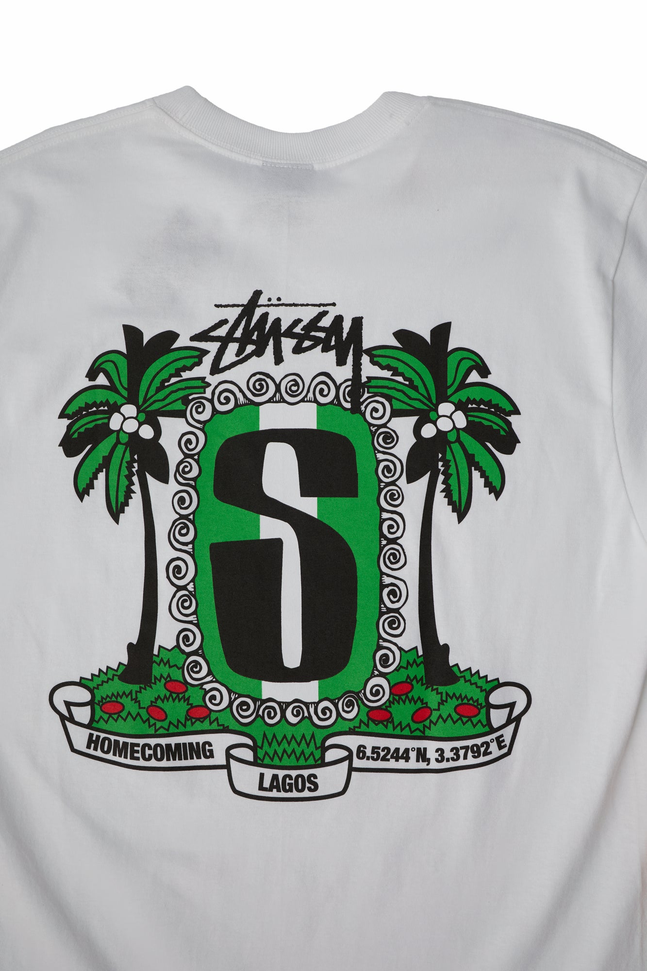 Homecoming x Stussy Lagos White Tee