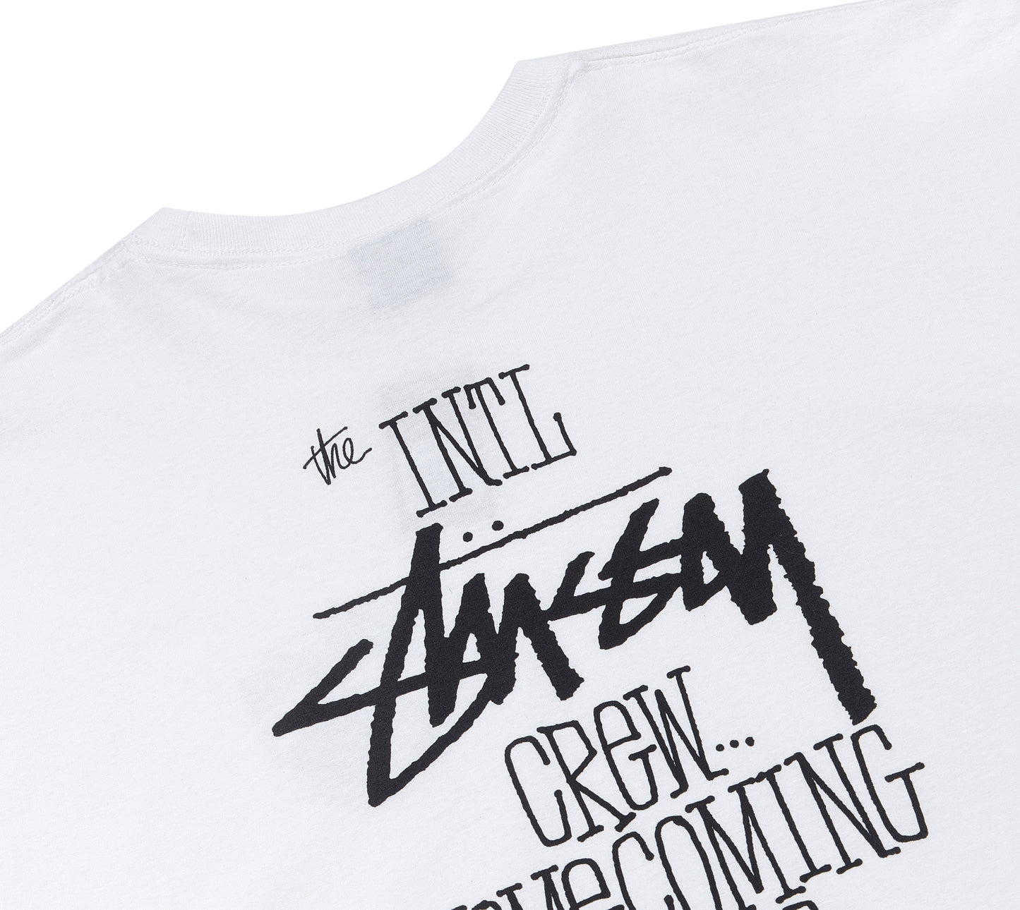 STUSSY X HOMECOMING INTERNATIONAL T-SHIRT